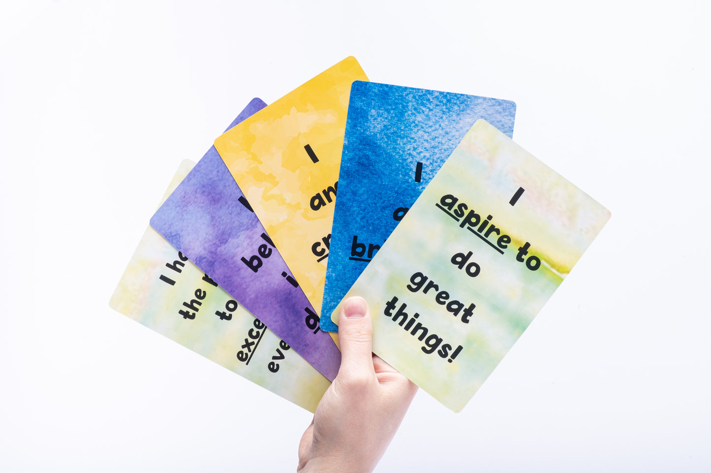 Alphabetical Affirmation Flashcards